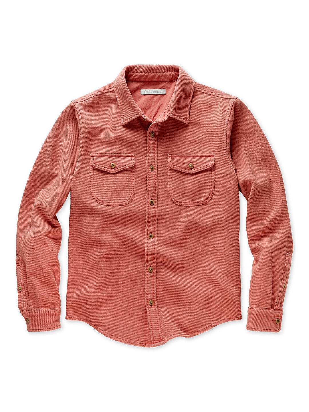 Outerknown Chroma Blanket Shirt, Mineral Red