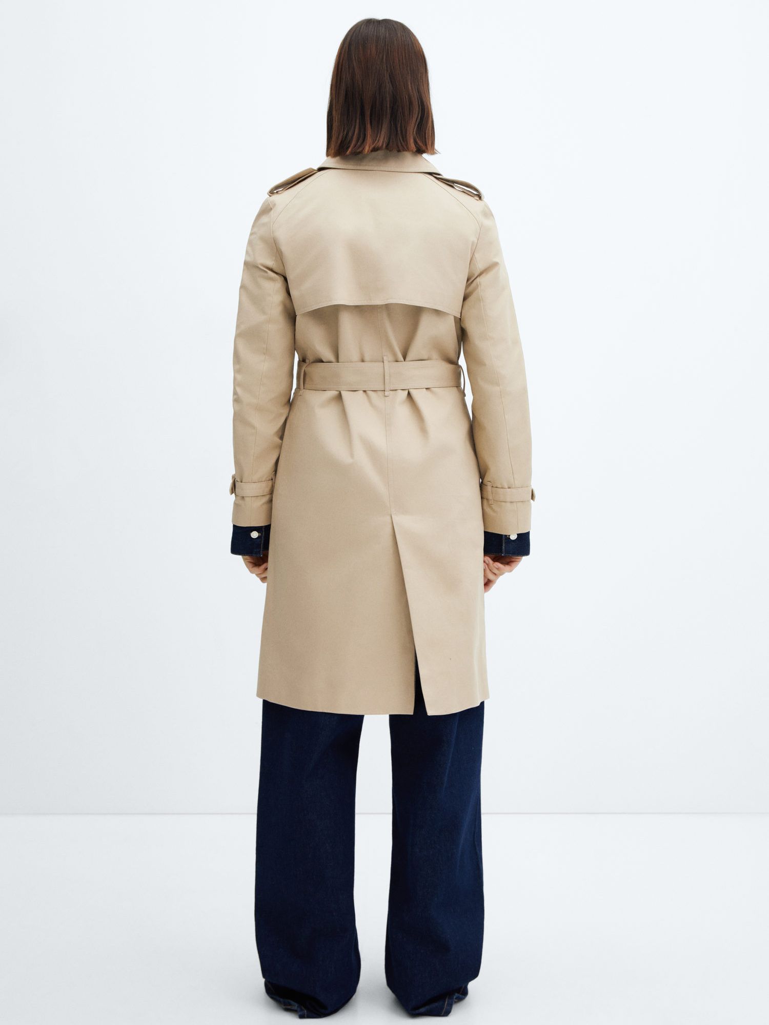 Buy Mango Polana Double Breasted Trench Coat Online at johnlewis.com