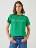 HUSH French Exit Cotton T-Shirt, Green