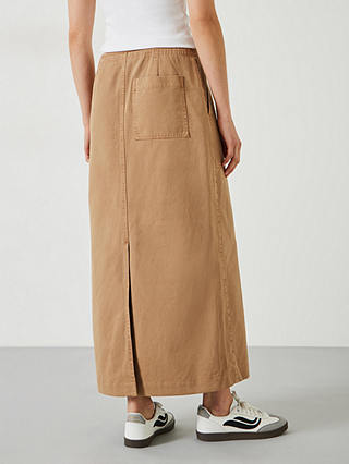 HUSH Kristen Cargo Maxi Skirt, Desert