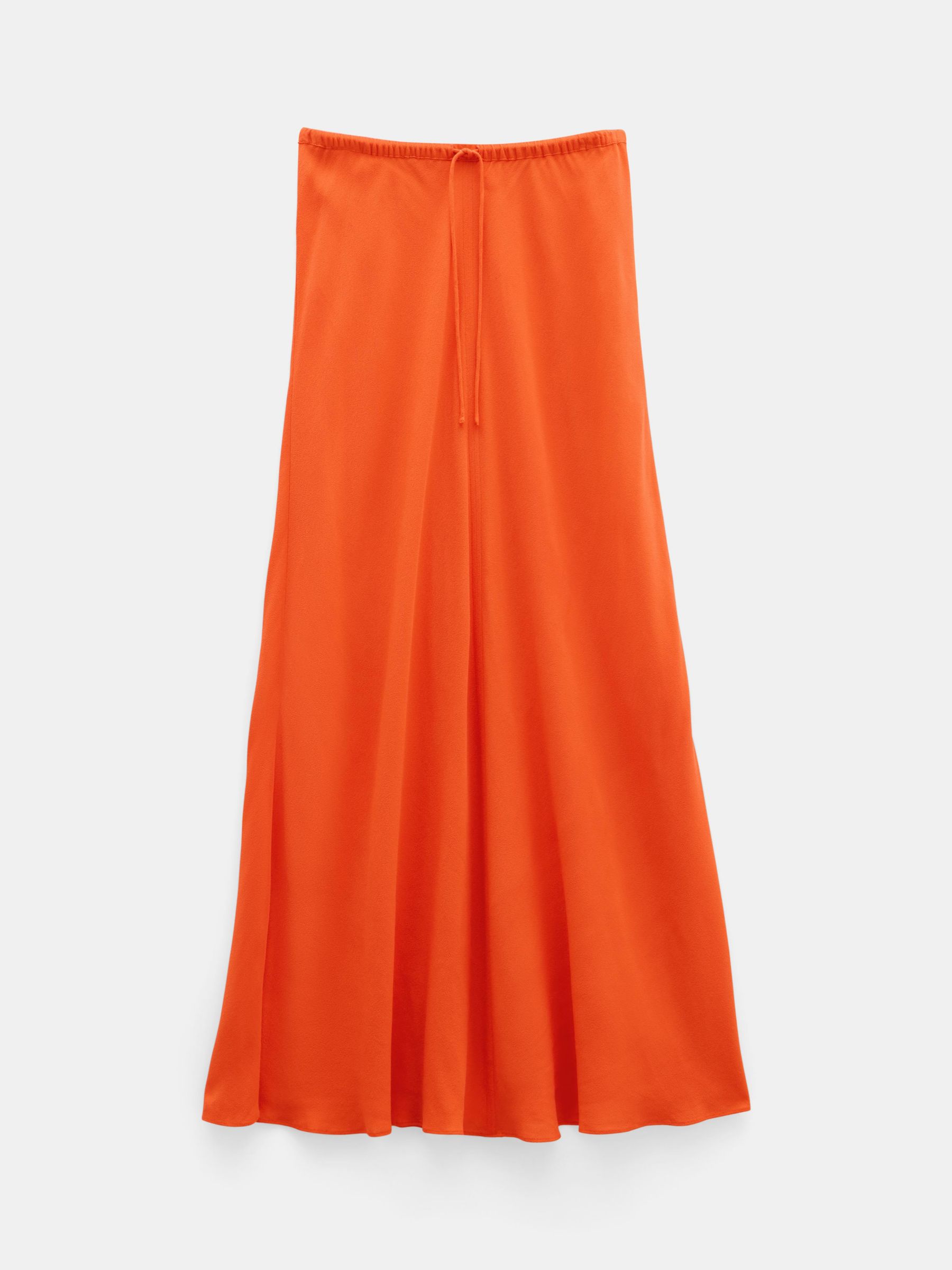 Buy HUSH Hanna Maxi Skirt, Orange Red Online at johnlewis.com