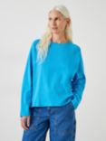 HUSH Matilda Raglan Sleeve Top, Ocean Blue