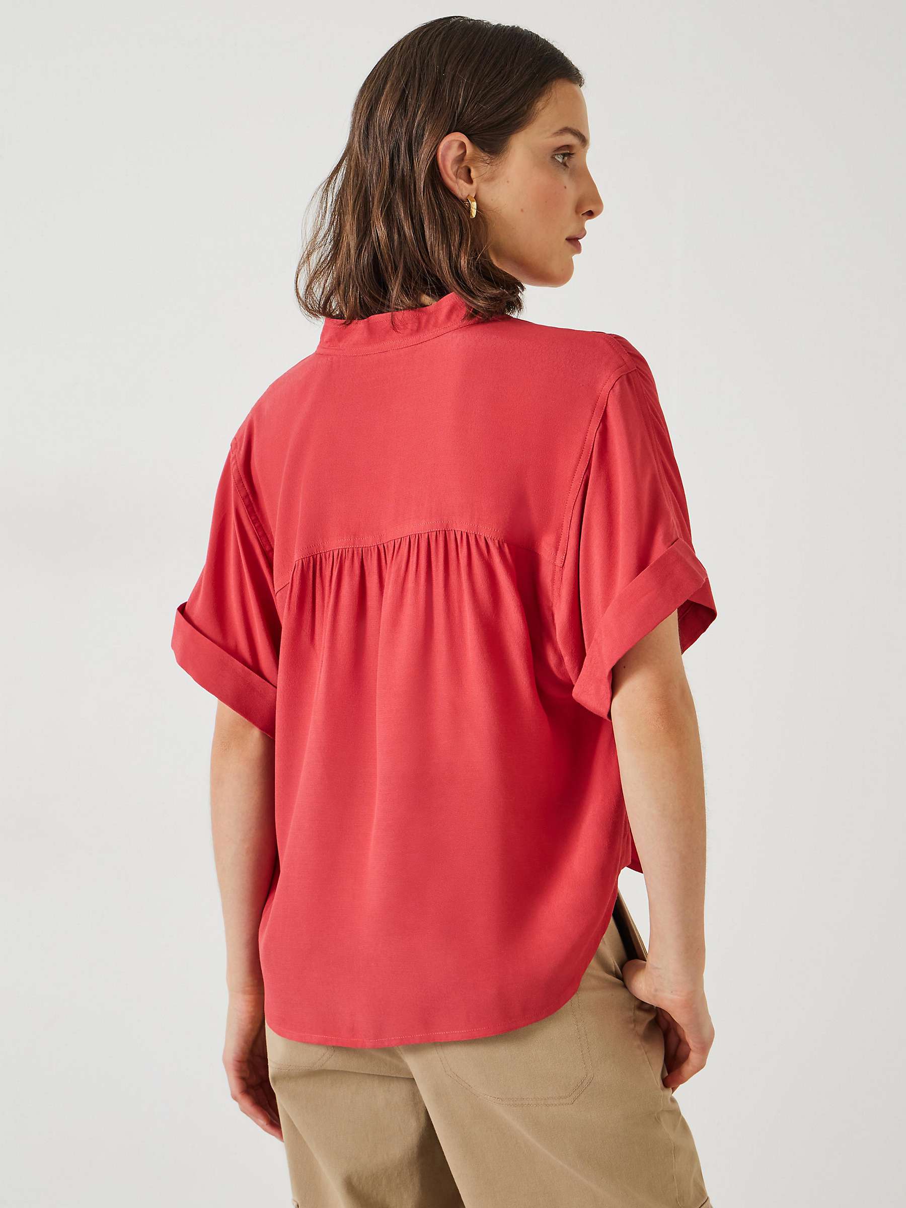 Buy HUSH Anika Short Sleeve Blouse Online at johnlewis.com