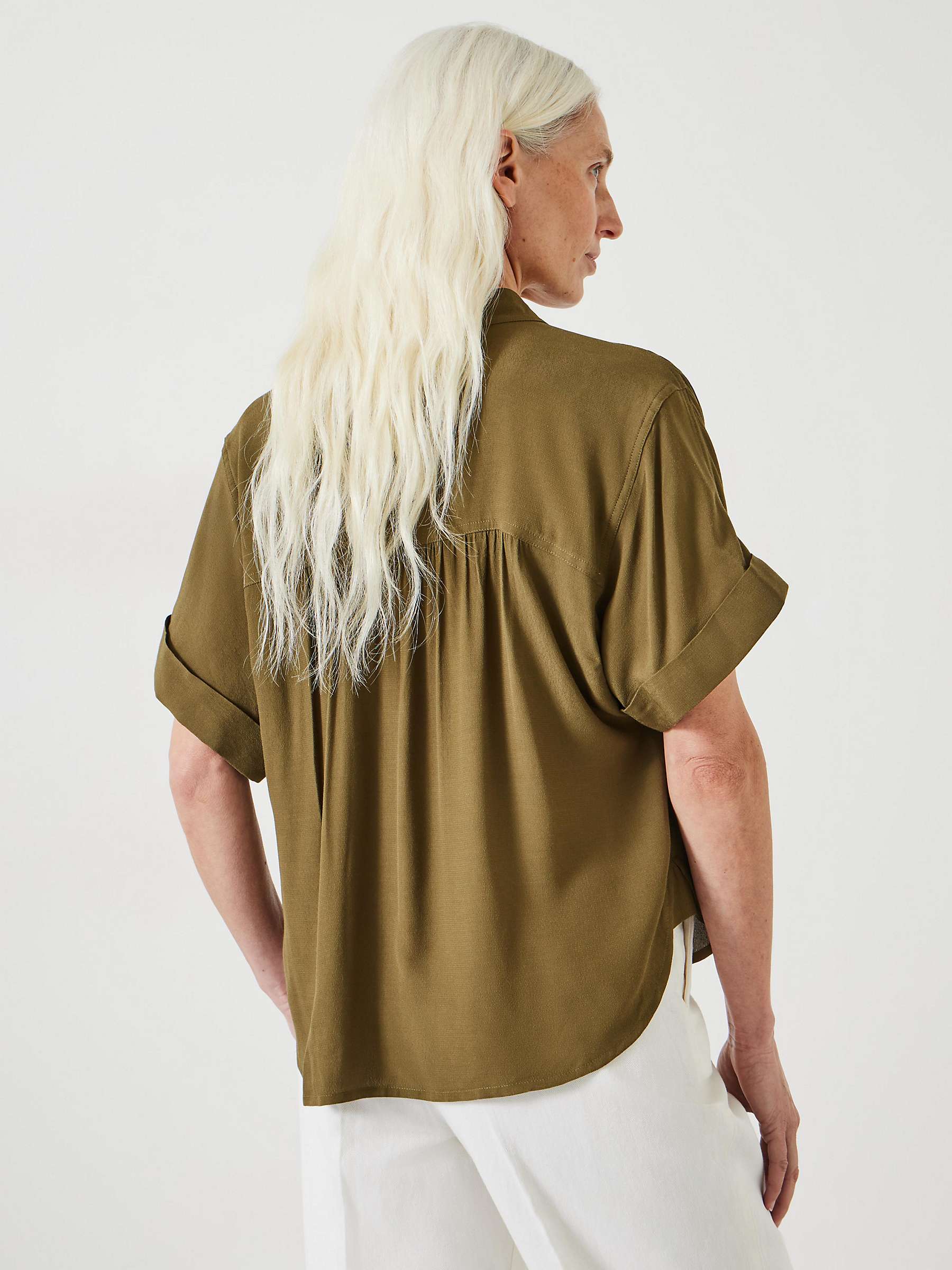 Buy HUSH Anika Short Sleeve Blouse Online at johnlewis.com