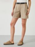 HUSH Marina Cotton Shorts, Stone
