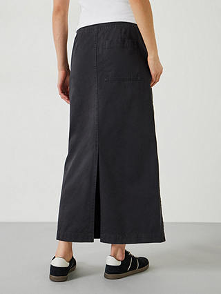HUSH Kristen Cargo Maxi Skirt, Black