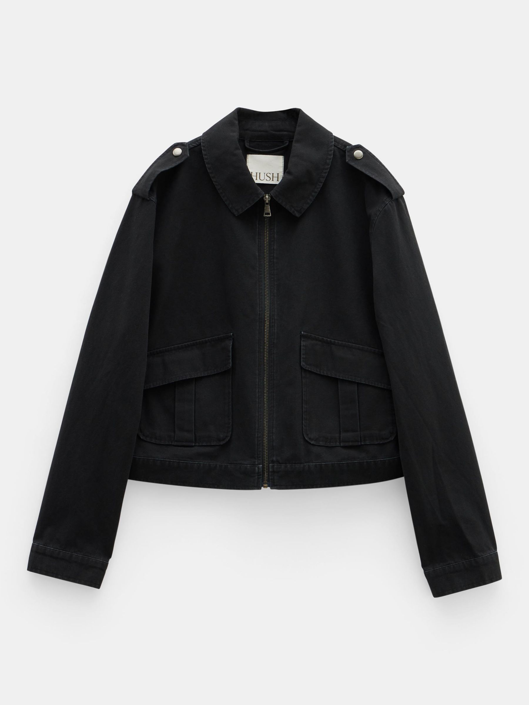 Buy HUSH Laurie Zip Up Utility Jacket Online at johnlewis.com