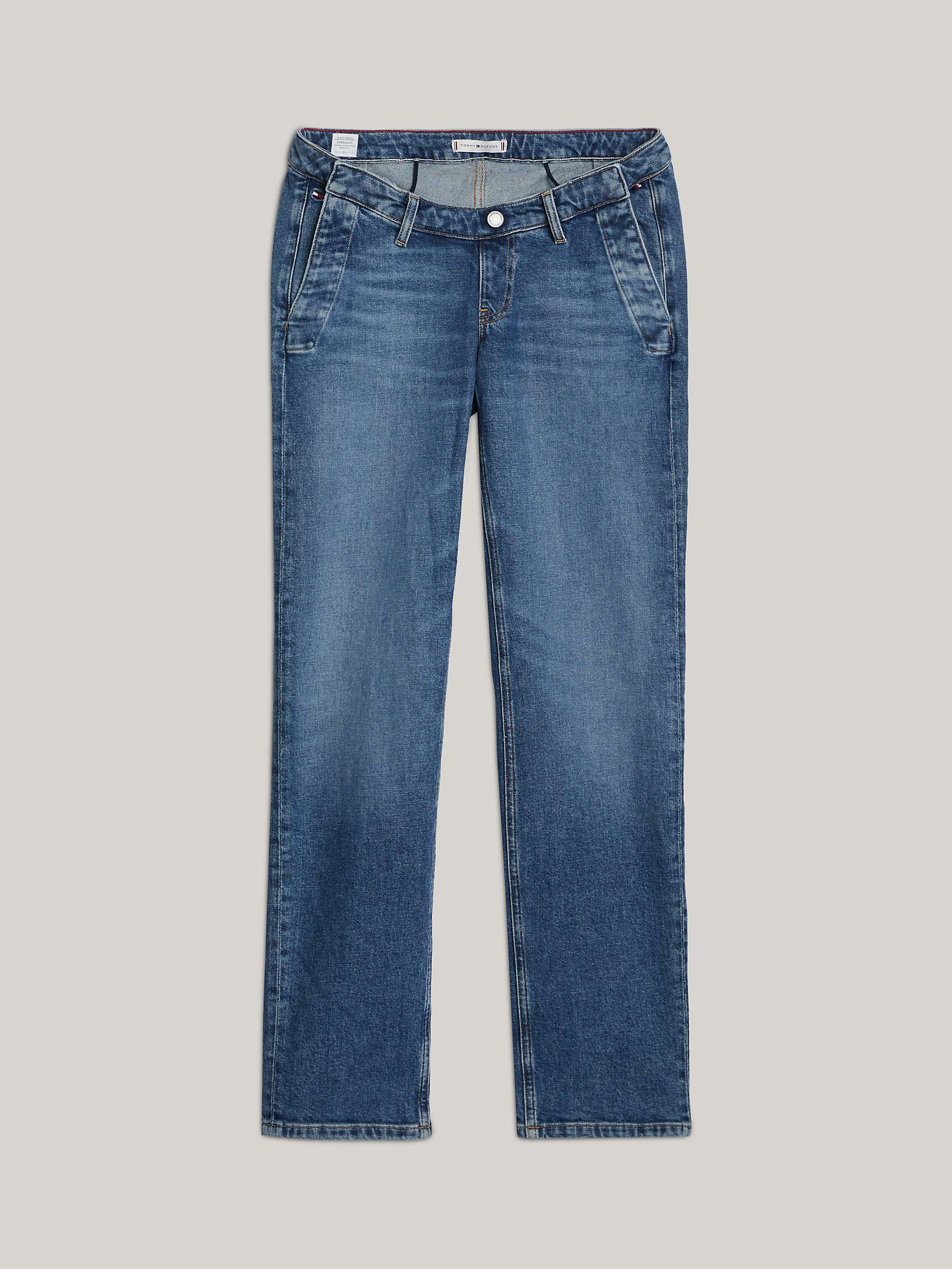 Buy Tommy Hilfiger Adaptive Classic Straight Leg Jeans, Blue Online at johnlewis.com