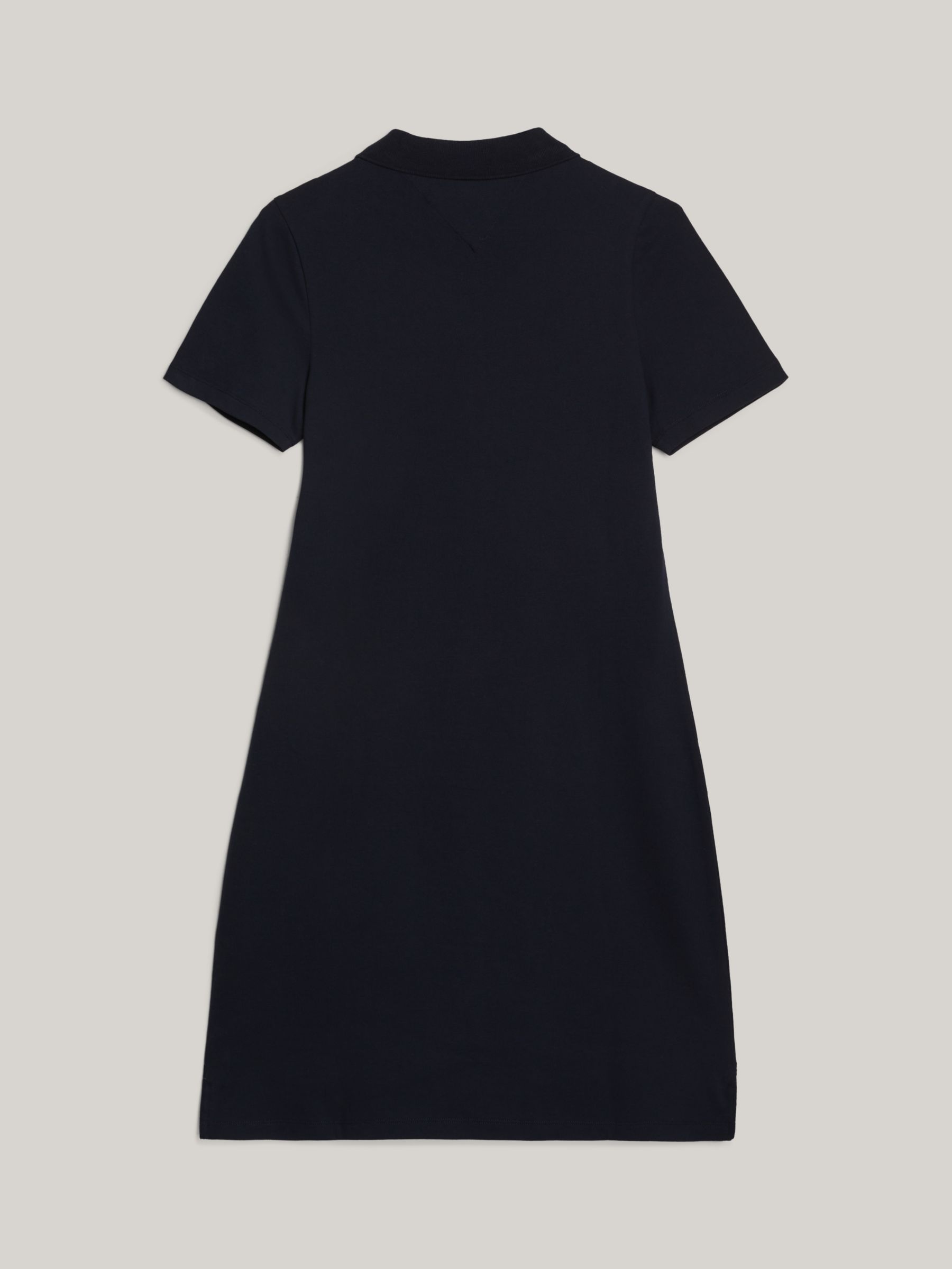 Tommy Hilfiger Adaptive Organic Cotton Polo Dress, Desert Sky, L