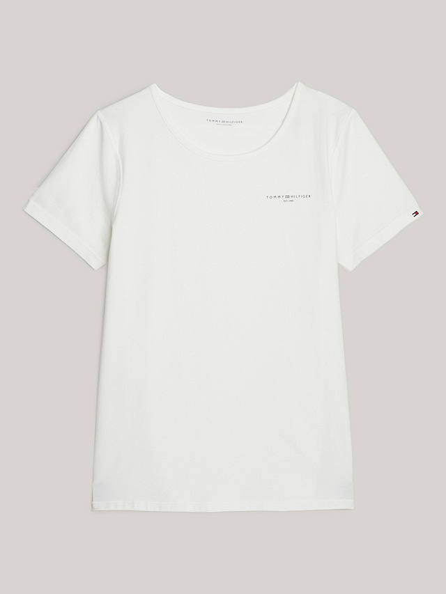 Tommy Hilfiger Adaptive Organic Cotton T-Shirt, Ecru
