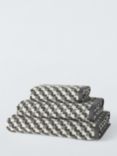 John Lewis Array Towels, Graphite