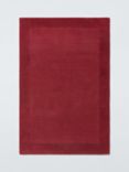 John Lewis ANYDAY Border Wool Rug, Red