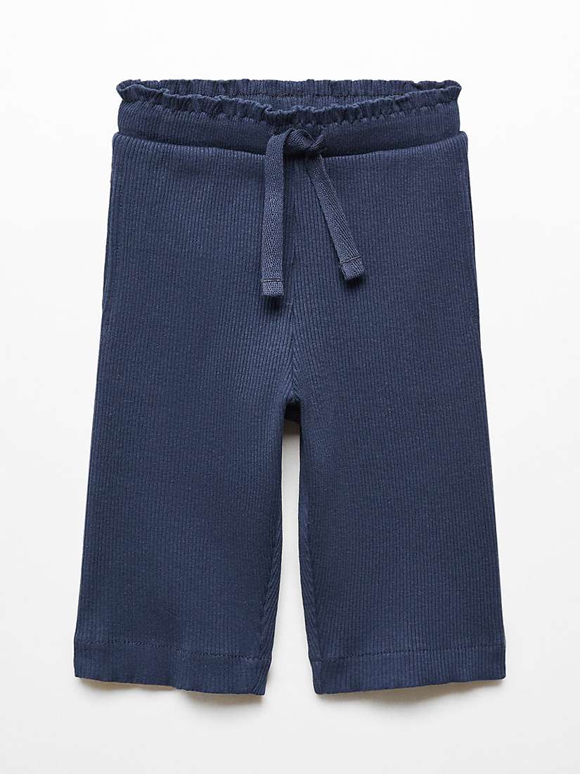 Buy Mango Baby Gigi Drawcord Trousers, Navy Online at johnlewis.com