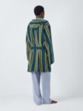 John Lewis Cotton Stripe Unisex Bathrobe