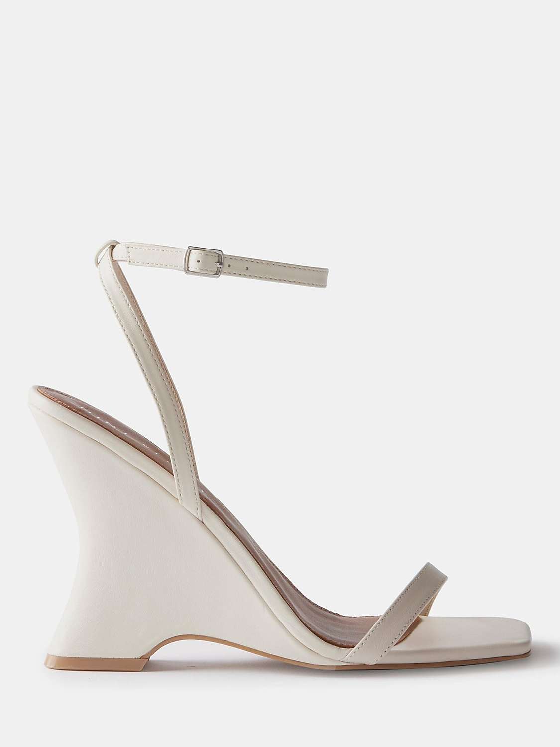 Buy Mint Velvet Leather Wedge Heel Sandals Online at johnlewis.com