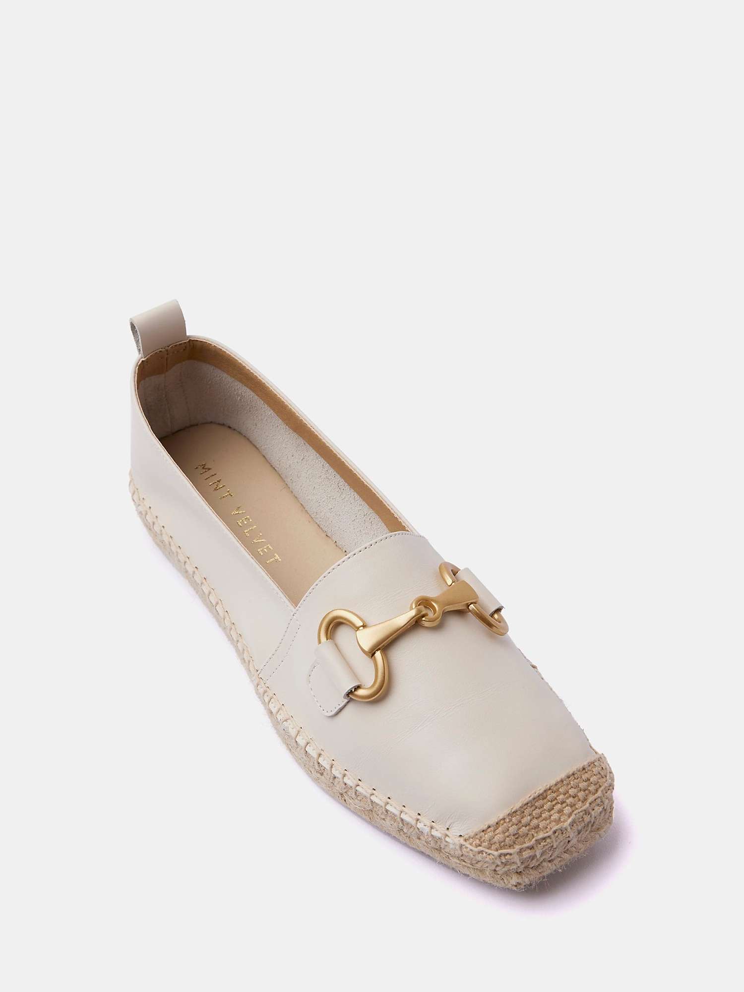 Buy Mint Velvet Leather Espadrilles Online at johnlewis.com