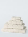 John Lewis Plain Squares Towels, Putty