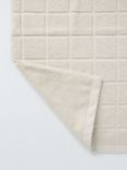 John Lewis Plain Squares Towels, Putty