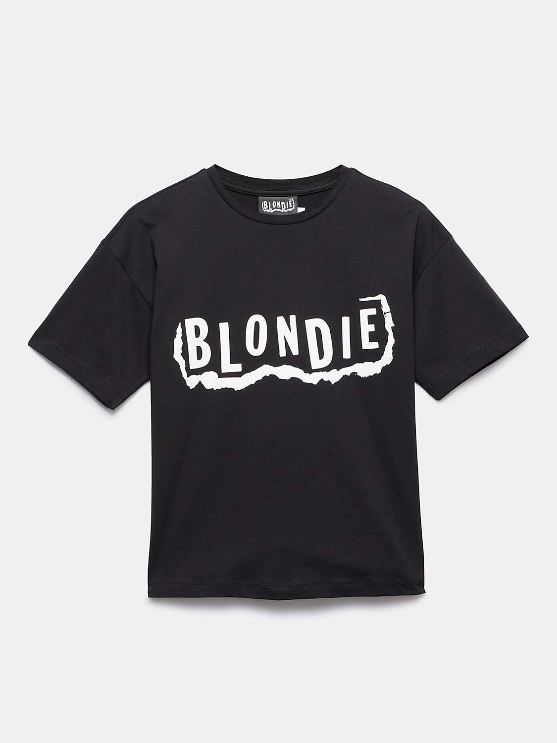 Buy Mint Velvet Blondie Slogan T-Shirt, Black Online at johnlewis.com