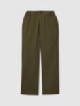 Reiss Kids' Colter Loose Fit Trousers, Sage