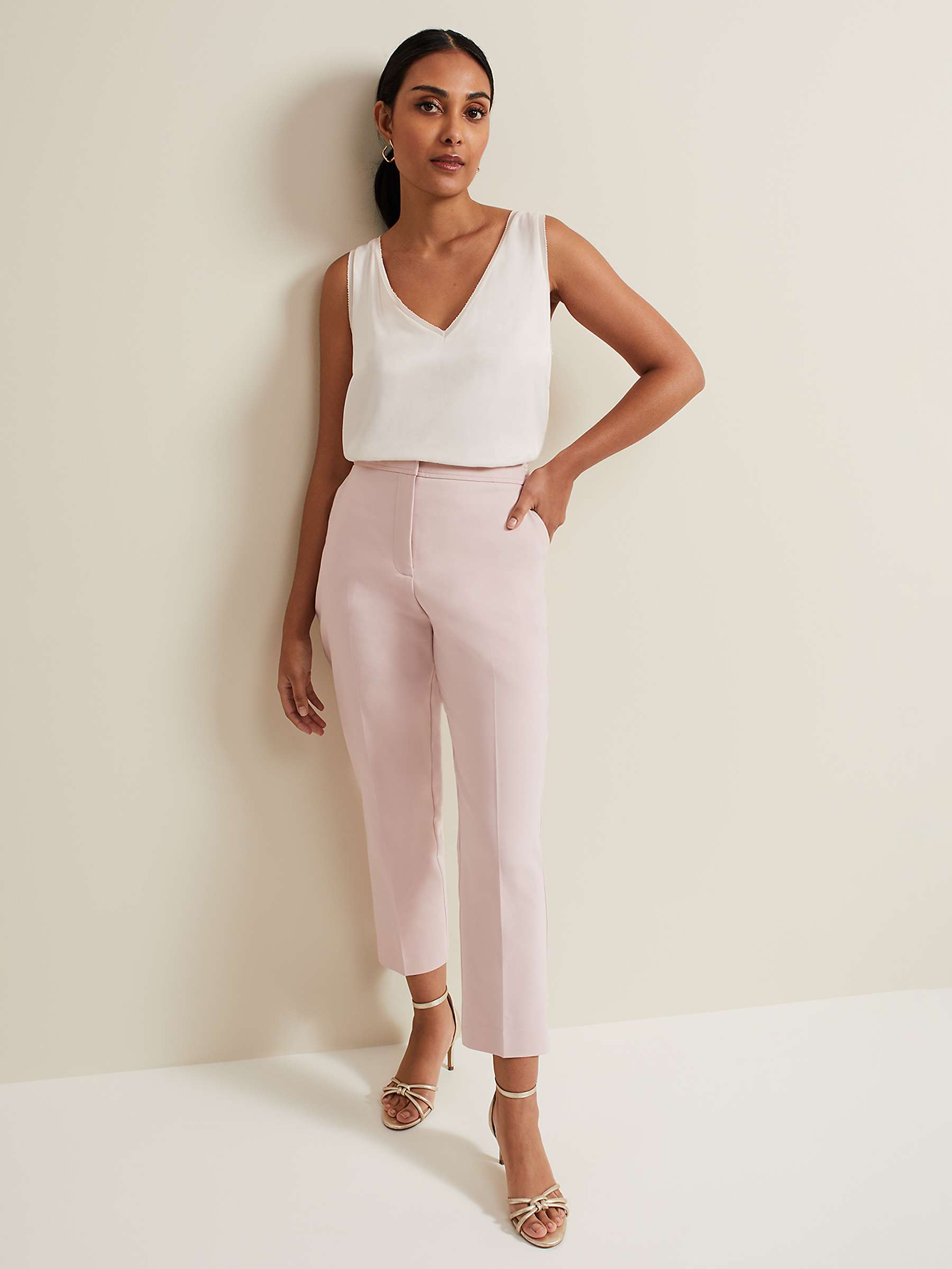 Buy Phase Eight Petite Ulrica Suit Trousers, Antique Rose Online at johnlewis.com