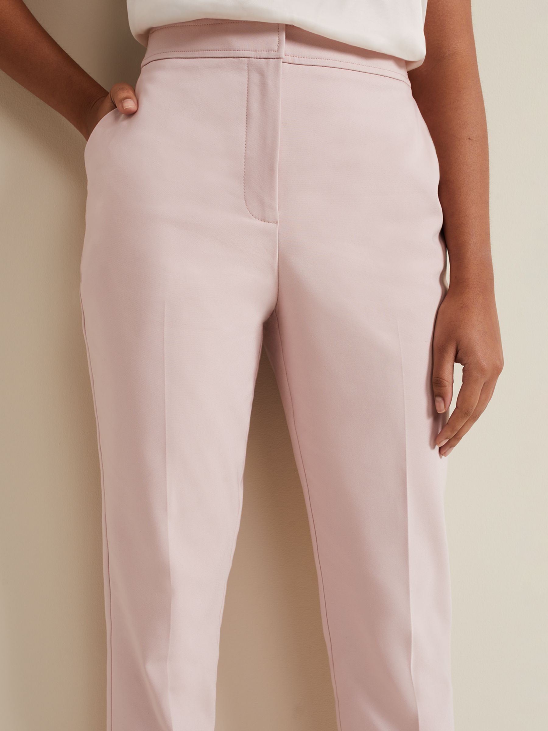 Phase Eight Petite Ulrica Suit Trousers, Antique Rose, 6