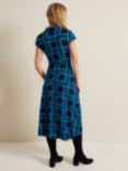 Phase Eight April Shirt Midi Dress, Blue