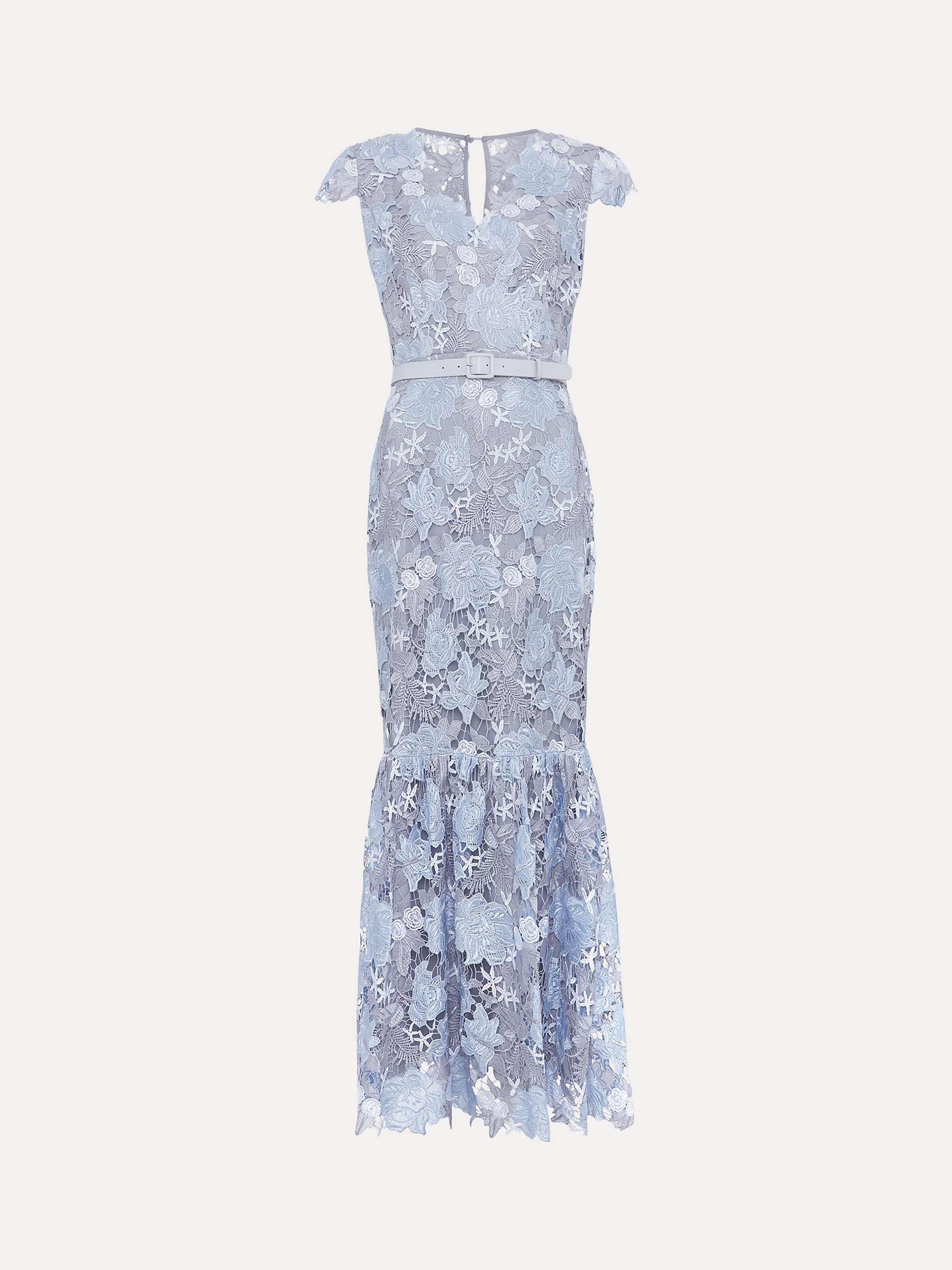 Buy Phase Eight Collection 8 Blanche Embroidery Maxi Dress, Blue/Multi Online at johnlewis.com