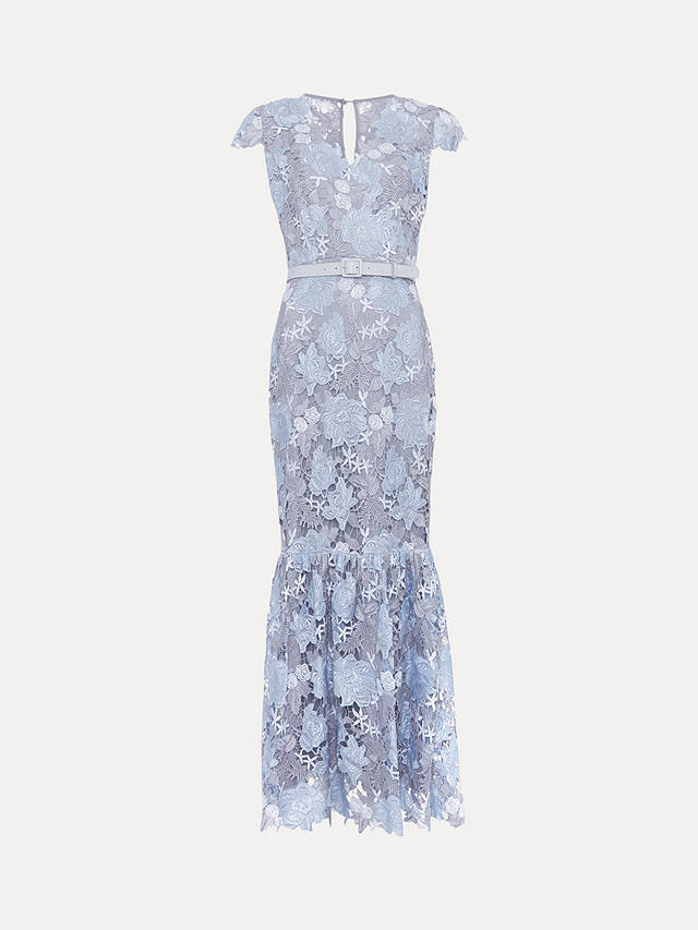 Phase Eight Collection 8 Blanche Embroidery Maxi Dress, Blue/Multi