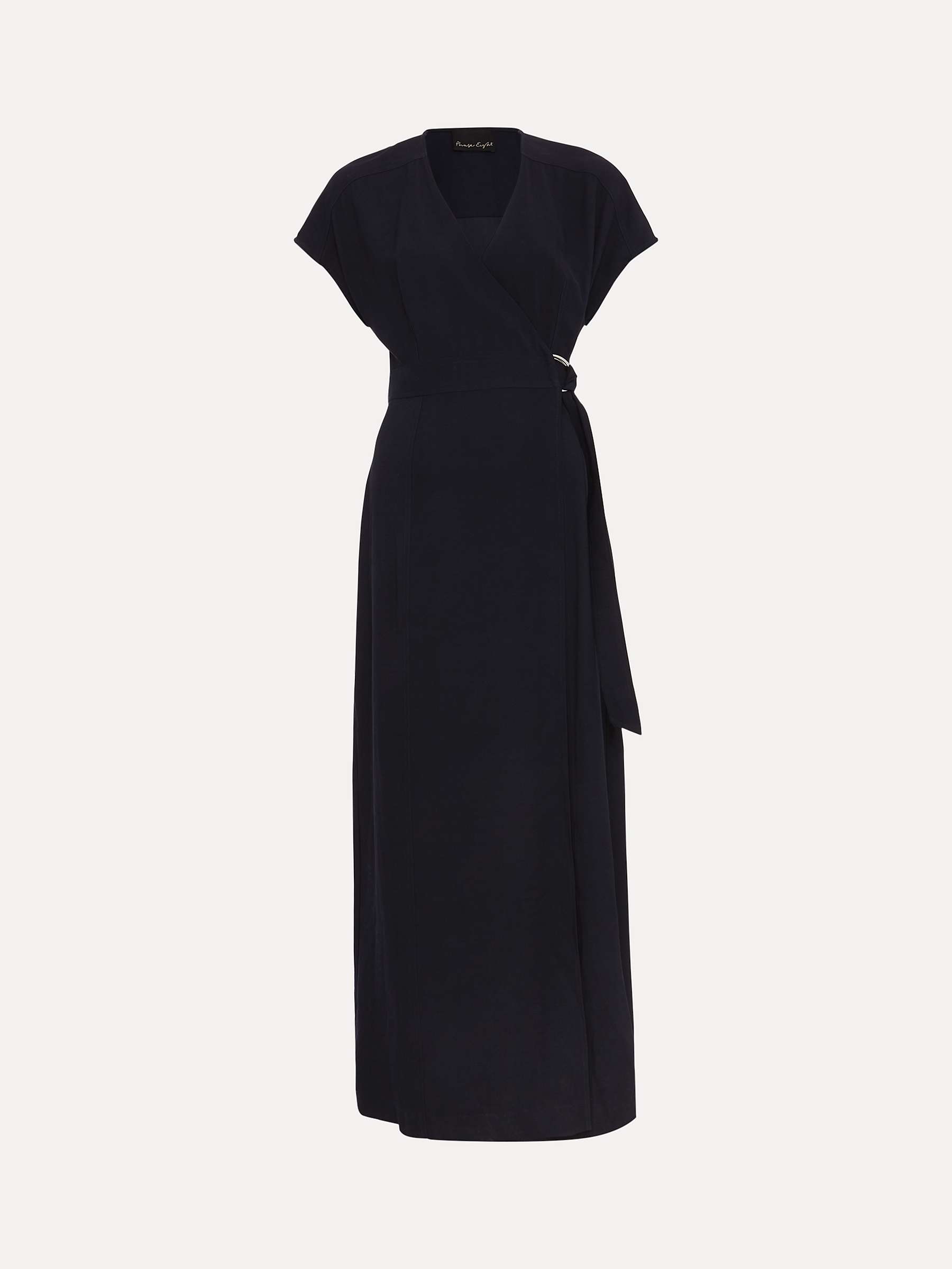 Buy Phase Eight Liv Ecovero Wrap Maxi Dress, Navy Online at johnlewis.com