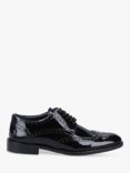 Hush Puppies Dustin Patent Leather Brogues, Black