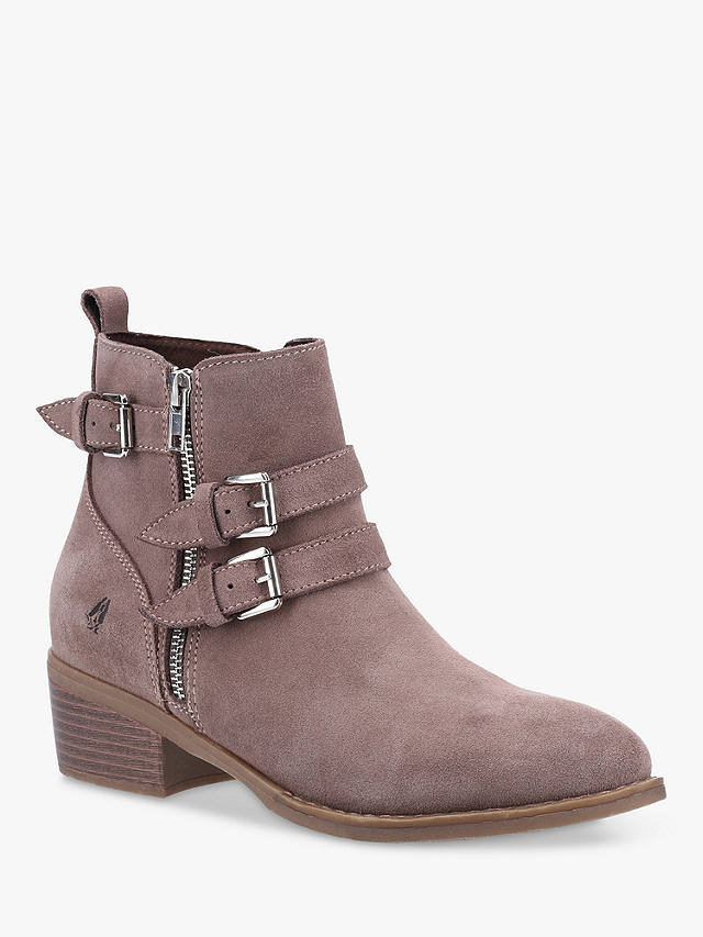 Hush Puppies Jenna Suede Ankle Boots, Taupe