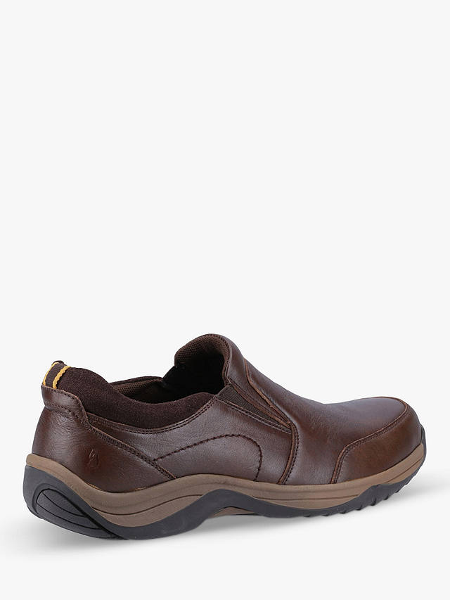 Hush Puppies Donald Leather Shoes, Coffee