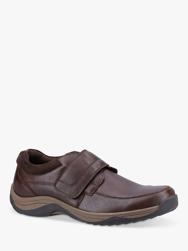 Hush Puppies Douglas Leather Shoes, Coffee