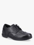 Hush Puppies Kids' Bridget Junior Brogue Detail Shoes, Black