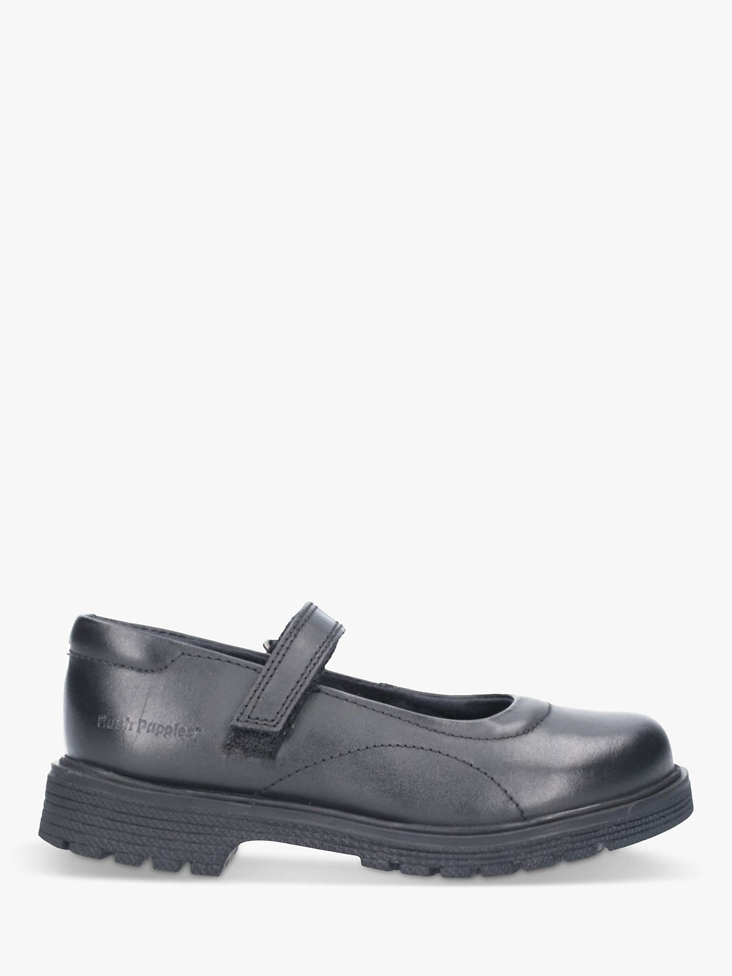Buy Hush Puppies Kids' Tally Leather Mary Jane Shoes, Black Online at johnlewis.com