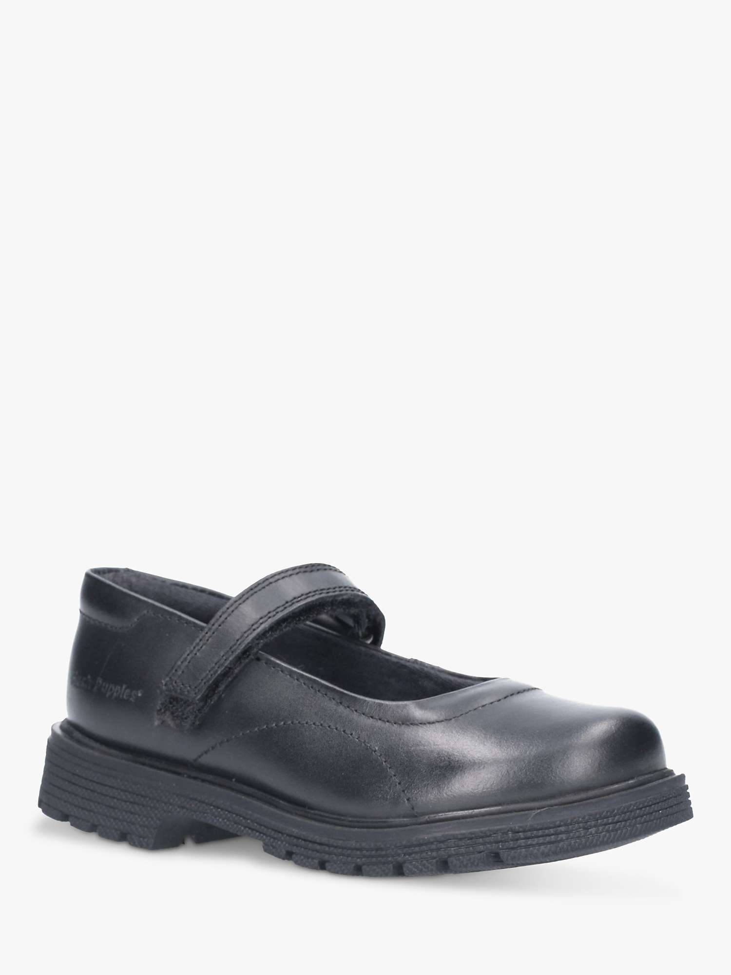 Buy Hush Puppies Kids' Tally Leather Mary Jane Shoes, Black Online at johnlewis.com