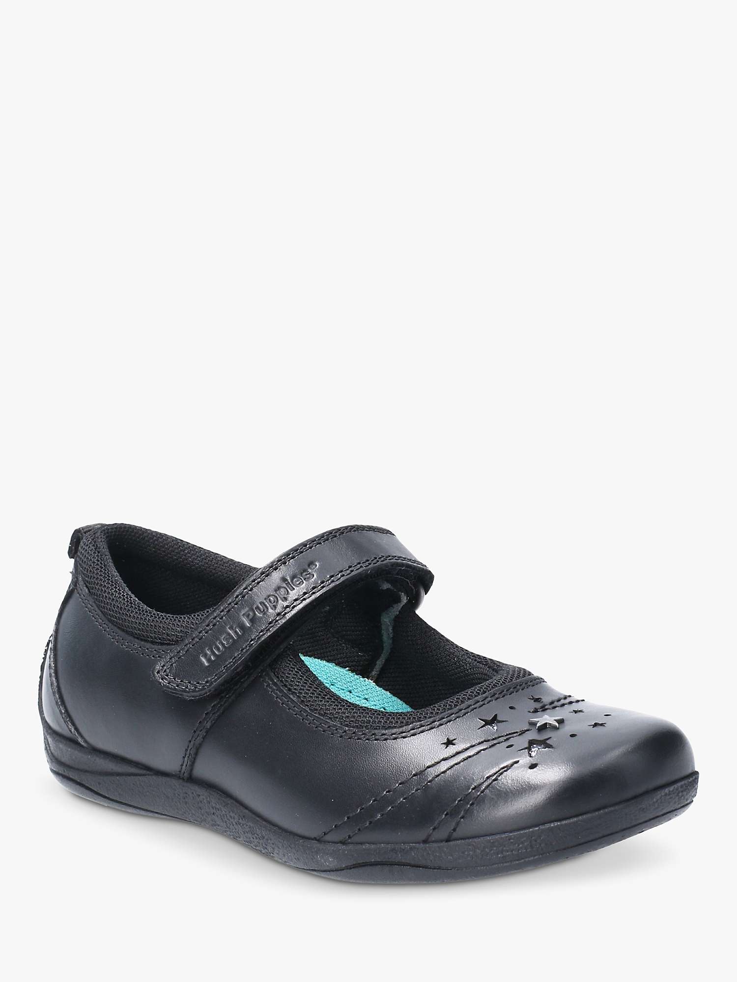 Buy Hush Puppies Kids' Amber Junior Leather Mary Jane Shoes, Black Online at johnlewis.com