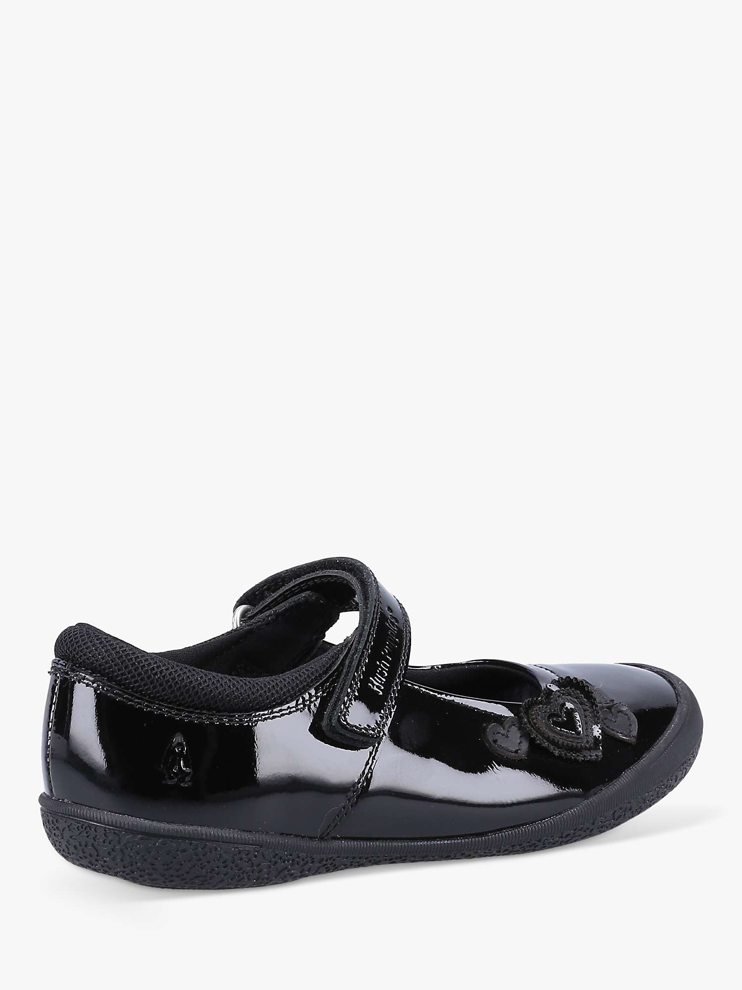Buy Hush Puppies Kids' Rosanna Leather Mary Jane School Shoes, Black Online at johnlewis.com