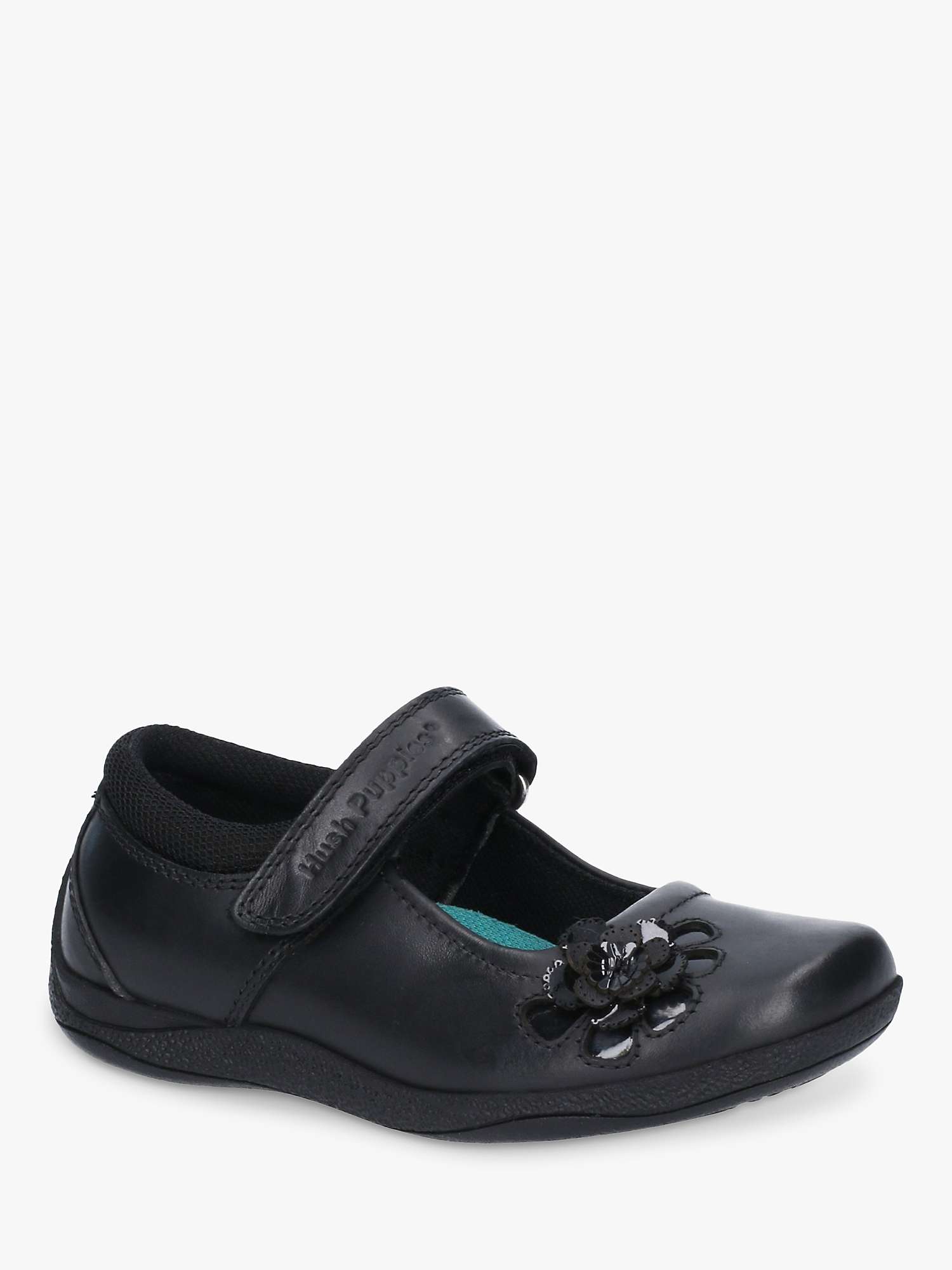 Buy Hush Puppies Kids' Jessica Senior Leather Mary Jane Shoes, Black Online at johnlewis.com