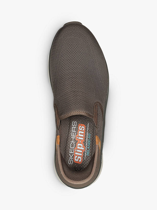 Skechers D'Lux Walker Orford Slip-On Shoes, Brown