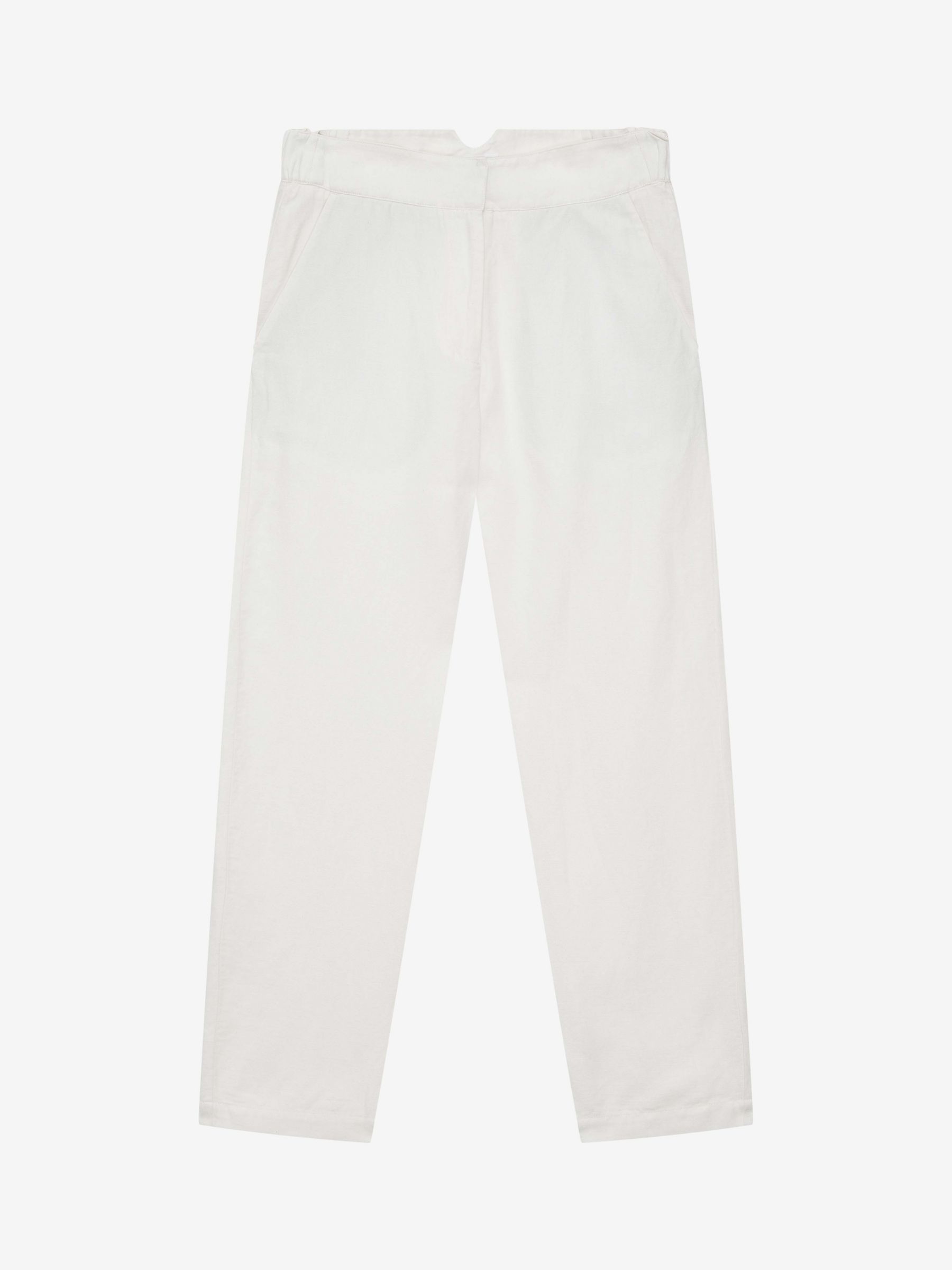 Brora Cotton Linen Blend Tapered Trousers