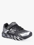 Skechers Kids' S Lights: Flex-Glow Bolt Light Up Trainers, Black