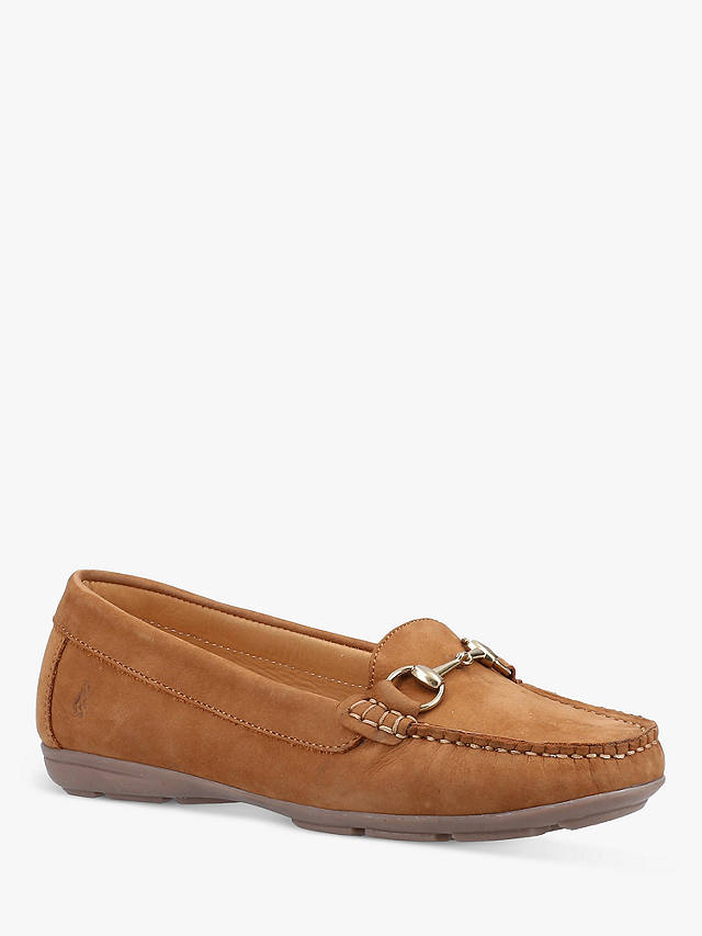 Hush Puppies Molly Snaffle Nubuck Leather Loafers, Tan
