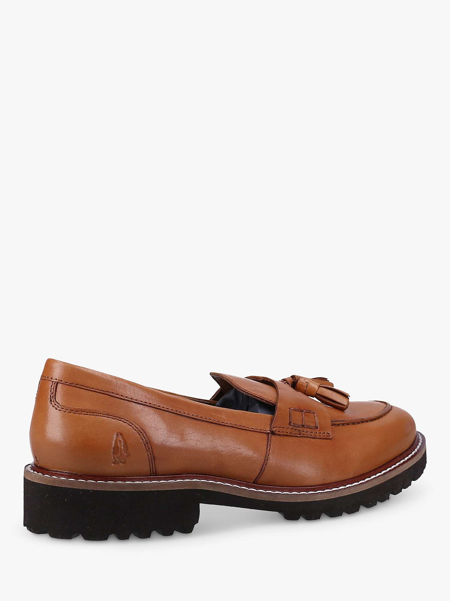 Buy Hush Puppies Ginny Leather Loafers, Tan Online at johnlewis.com