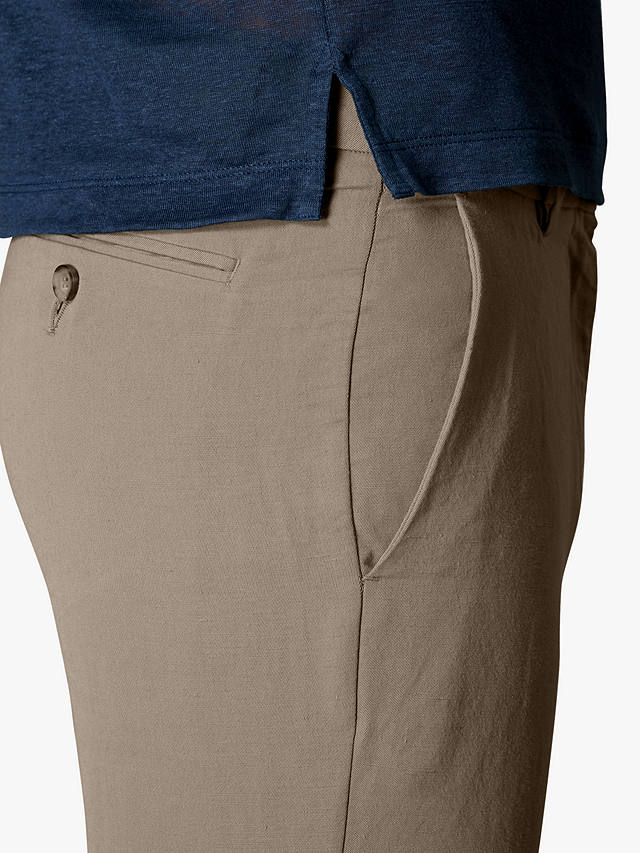 SPOKE Linen Sharps Slim Thigh Trousers, Hopsack