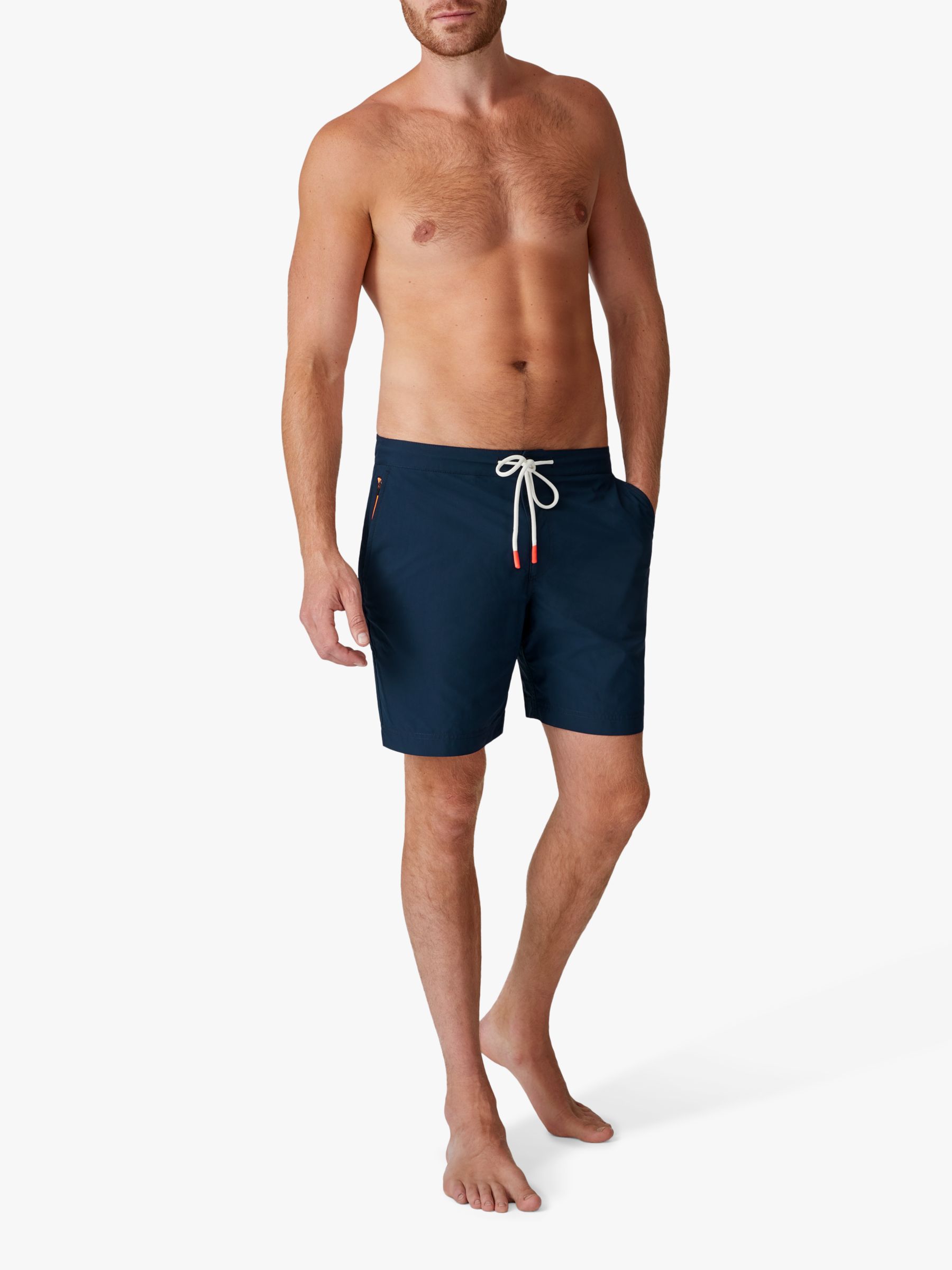 SPOKE Swims Broad Thigh Swim Shorts, Navy, 37R