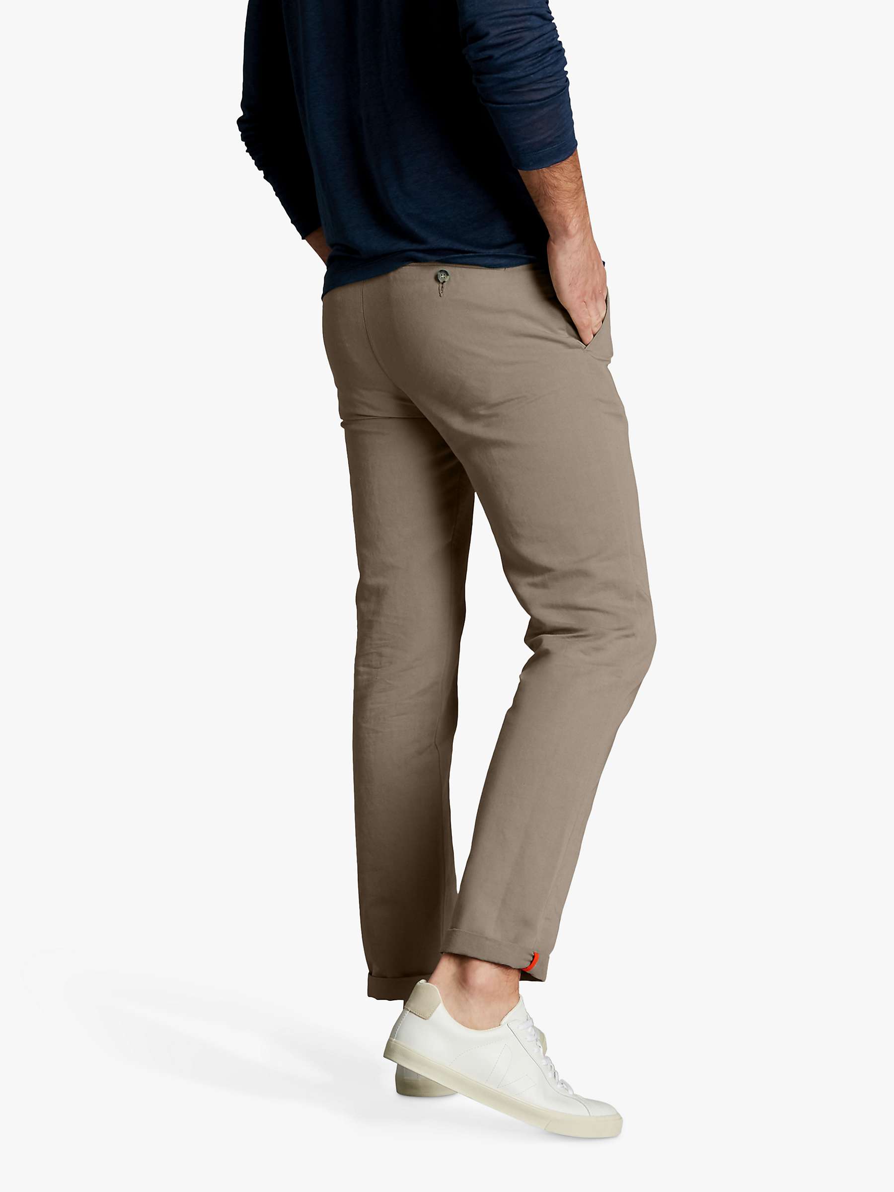 Buy SPOKE Linen Sharps Broad Thigh Trousers Online at johnlewis.com