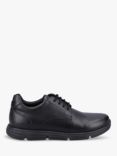 Hush Puppies Kids' Adrian Leather Lace-Up Shoes, Black