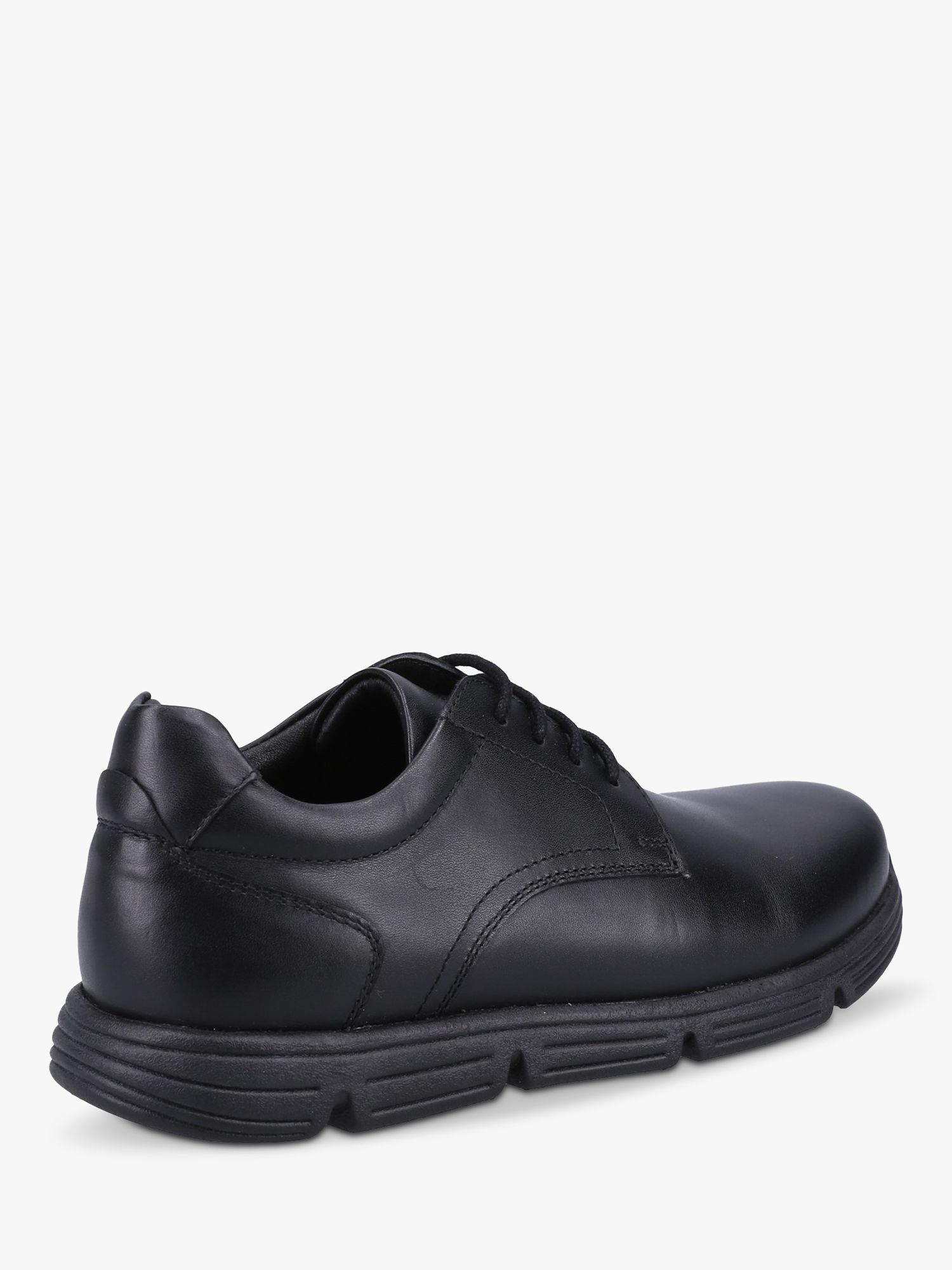 Buy Hush Puppies Kids' Adrian Leather Lace-Up Shoes, Black Online at johnlewis.com
